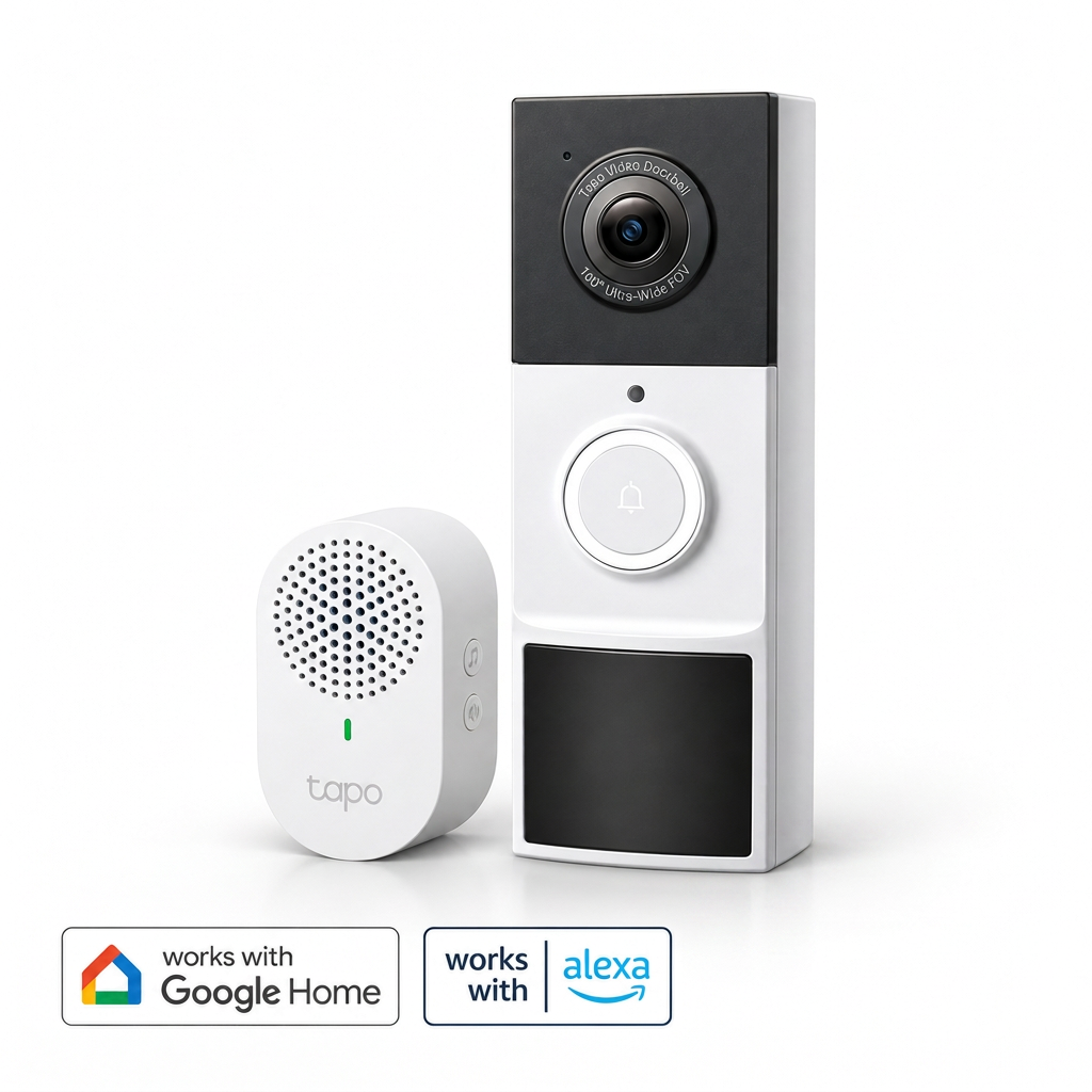 Tapo D210 smart video doorbell and indoor chime included in Guardable's £99 installation